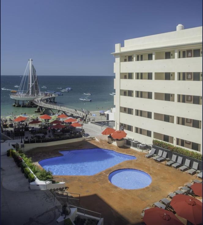 Hotel Delfin Vista Pier Beach Front Puerto Vallarta Eksteriør bilde